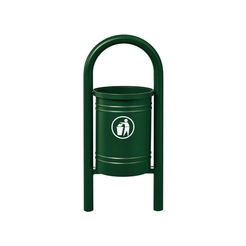 Cityscape Direct Vercors Litter Bin Green (RAL 6005)