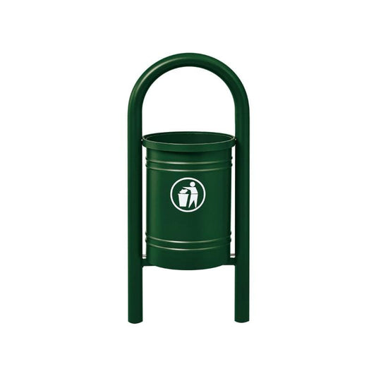 Cityscape Direct Vercors Litter Bin Green (RAL 6005)
