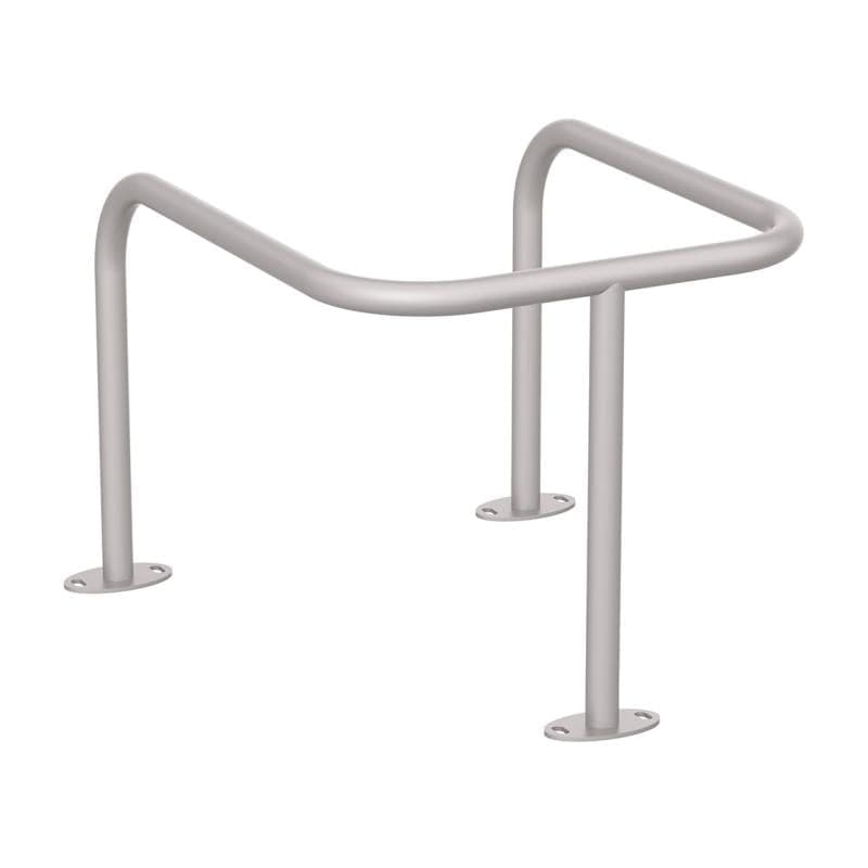 Cityscape Direct Pole Protector (35mm) Light Grey (RAL 7044) / Base Plates