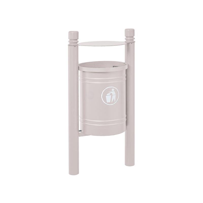 Cityscape Direct Province Litter Bin Light Grey (RAL 7044) / City