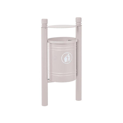 Cityscape Direct Province Litter Bin Light Grey (RAL 7044) / City
