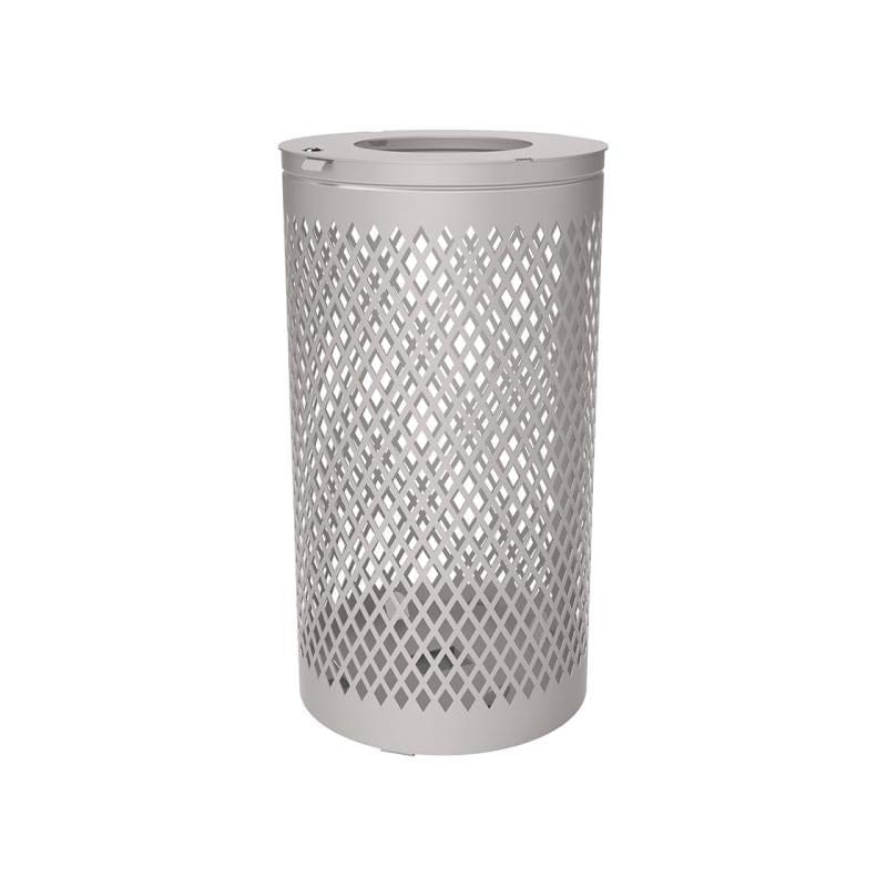 Cityscape Direct Losange Litter Bin Light Grey (RAL 7044)