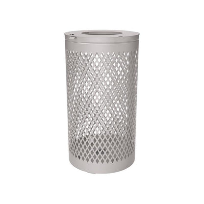 Cityscape Direct Losange Litter Bin Light Grey (RAL 7044)