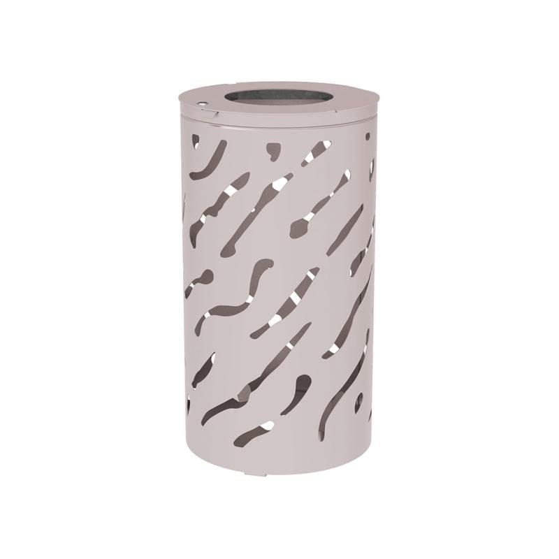 Cityscape Direct Venice Litter Bin Light Grey (RAL 7044) / No Bucket