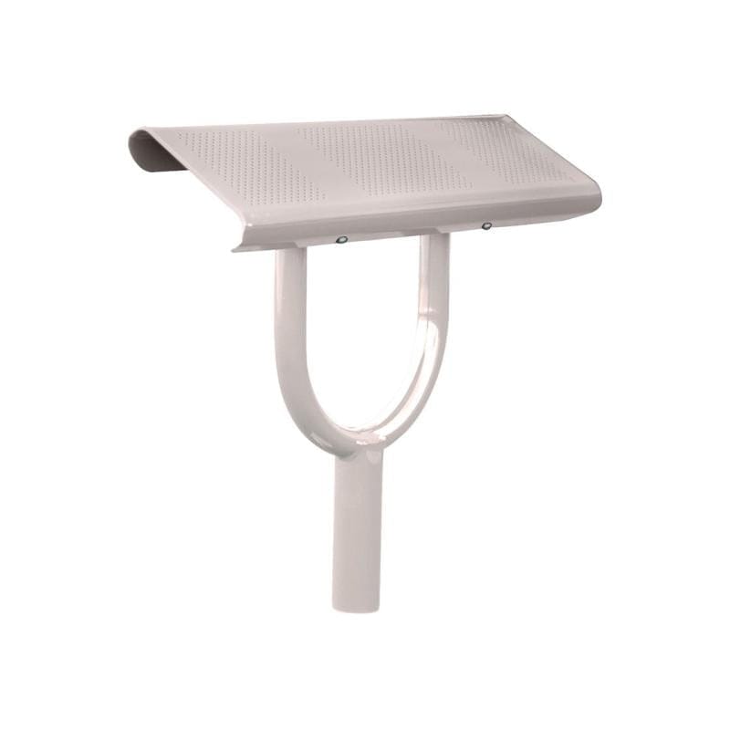 Cityscape Direct Oslo Steel Perch Seat Light Grey (RAL 7044)