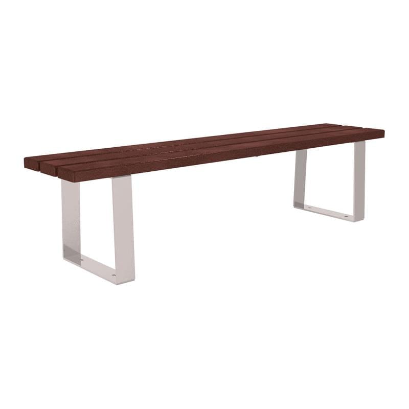 Cityscape Direct Riga Bench (Recycled Plastic) Light Grey (RAL 7044)