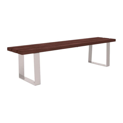Cityscape Direct Riga Bench (Recycled Plastic) Light Grey (RAL 7044)