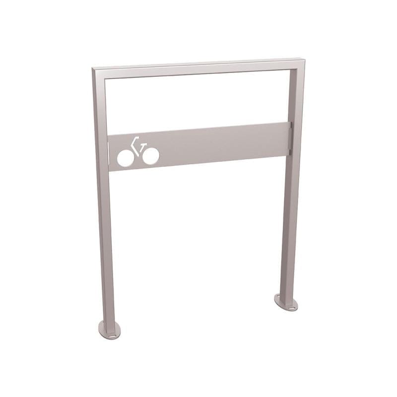 Cityscape Direct Milan Bicycle Stand Light Grey (RAL 7044) / Signed / Base Plates