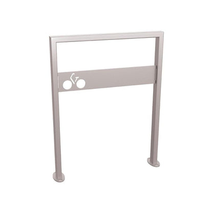 Cityscape Direct Milan Bicycle Stand Light Grey (RAL 7044) / Signed / Base Plates