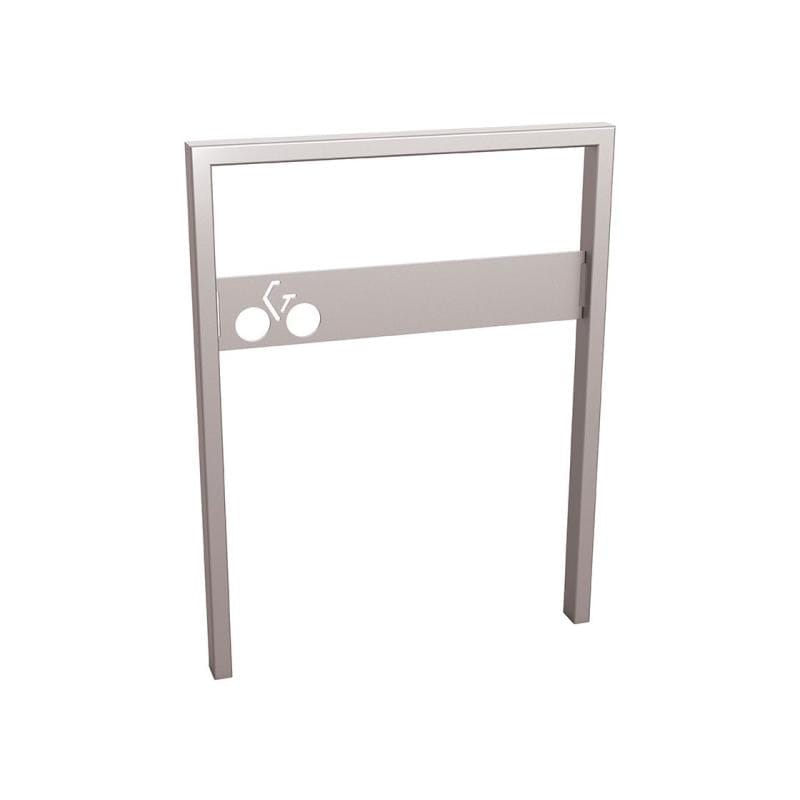 Cityscape Direct Milan Bicycle Stand Light Grey (RAL 7044) / Signed / Concreted