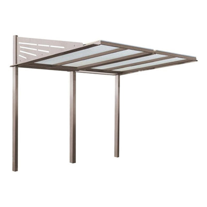 Cityscape Direct Conviviale Bicycle Shelter Light Grey (RAL 7044) / Single Unit (No Cladding)