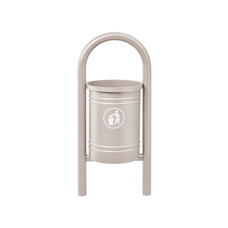 Cityscape Direct Vercors Litter Bin Light Grey (RAL 7044)