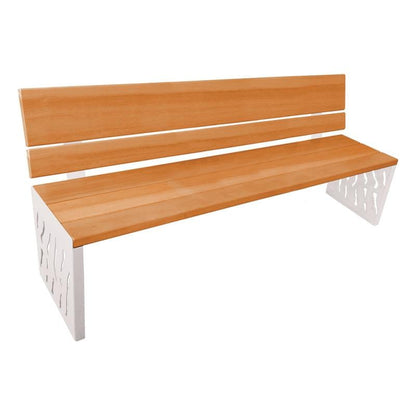 Cityscape Direct Venice Seat (Wood) Light Oak / Light Grey (RAL 7044)