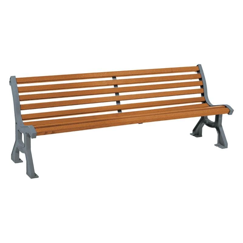 Cityscape Direct Lublin Seat Light Oak / Metallic Grey