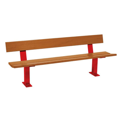Cityscape Direct Pagoda Seat Light Oak / Red (RAL 3020)