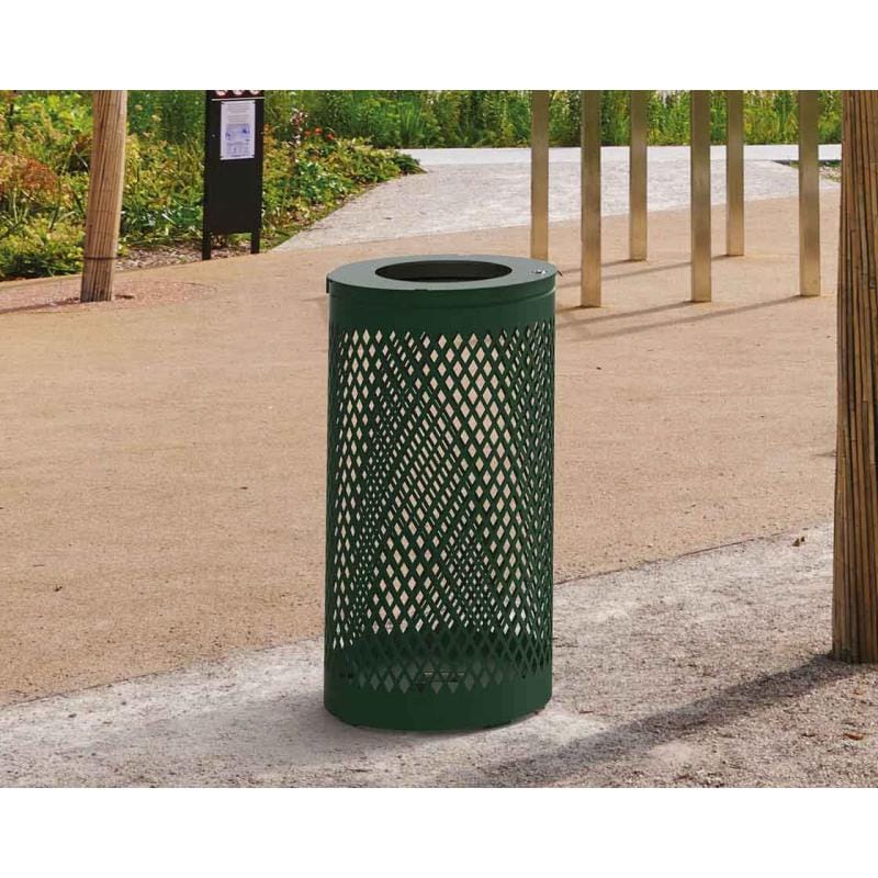 Losange Litter Bin | 120 Litre | Town and City Public Waste Disposal ...