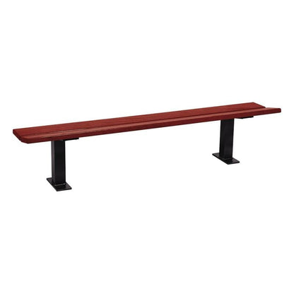 Cityscape Direct Pagoda Bench Mahogany / Black RAL 9005)