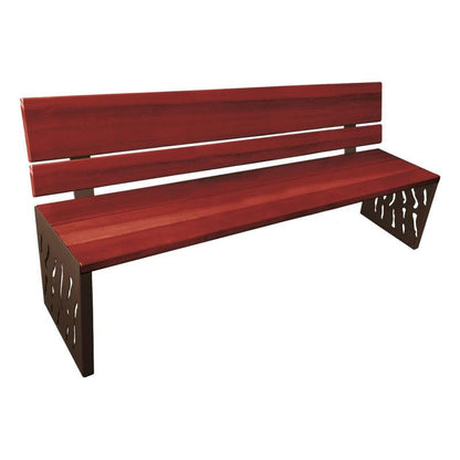 Cityscape Direct Venice Seat (Wood) Mahogany / Brown (RAL 8017)