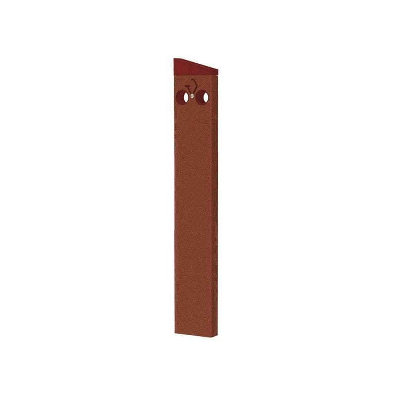 Cityscape Direct Silaos Bicycle Stand Mahogany / Corten Effect