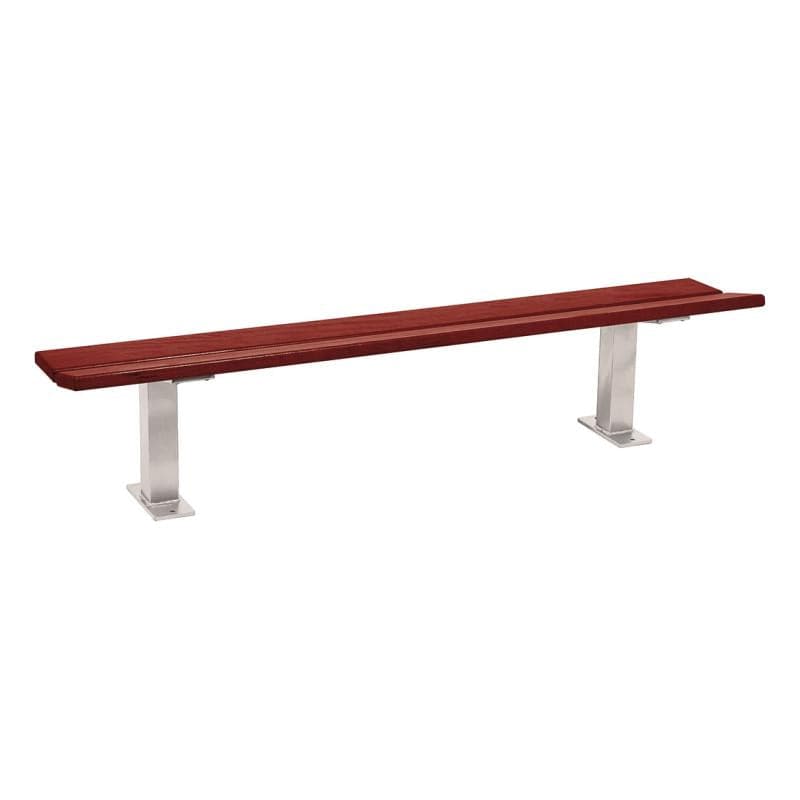 Cityscape Direct Pagoda Bench Mahogany / Light Grey (RAL 7044)