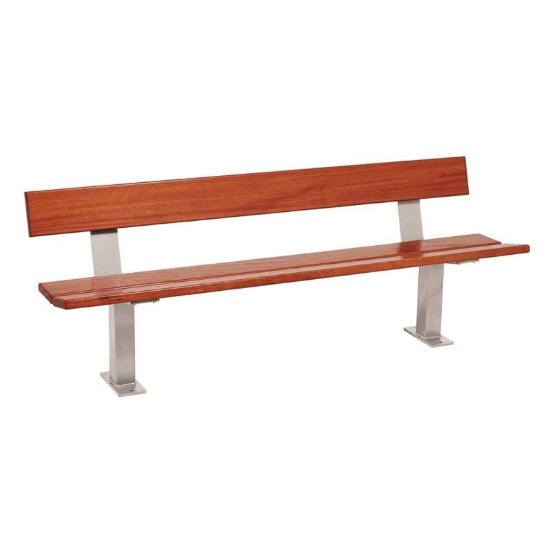 Cityscape Direct Pagoda Seat Mahogany / Light Grey (RAL 7044)