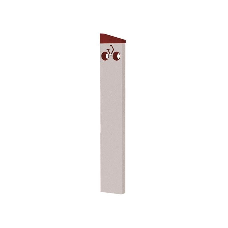 Cityscape Direct Silaos Bicycle Stand Mahogany / Light Grey (RAL 7044)