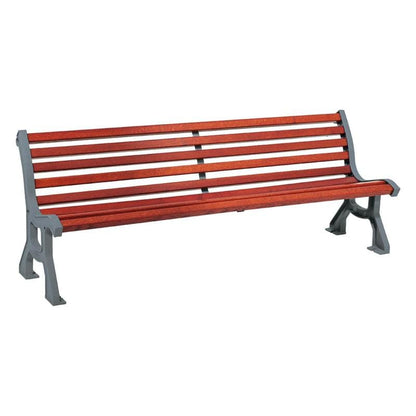 Cityscape Direct Lublin Seat Mahogany / Metallic Grey