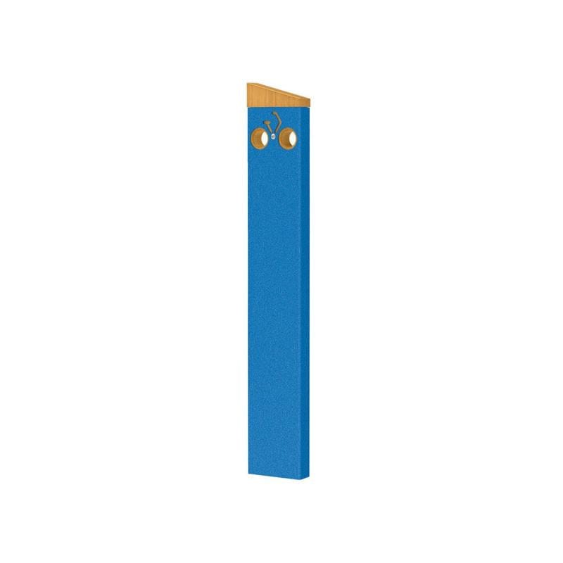 Cityscape Direct Silaos Bicycle Stand Oak / Blue (RAL 5010)