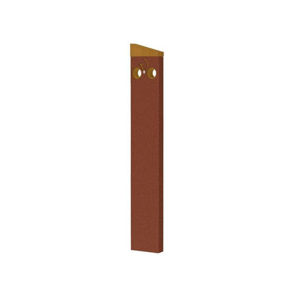 Cityscape Direct Silaos Bicycle Stand Oak / Corten Effect
