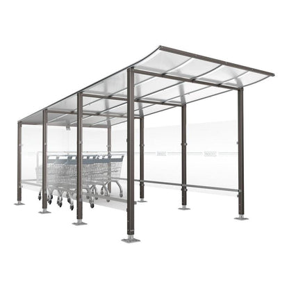 Cityscape Direct Modulo Trolley Shelter Procity Grey / Base Plates