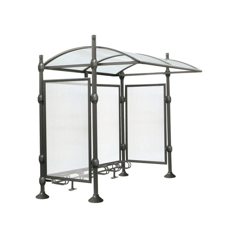 Cityscape Direct Province Bicycle Shelter Procity Grey / City / With Cladding