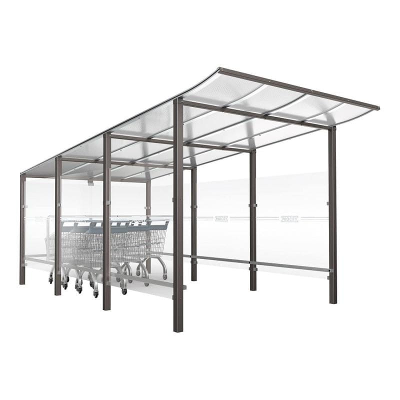 Cityscape Direct Modulo Trolley Shelter Procity Grey / Concreting