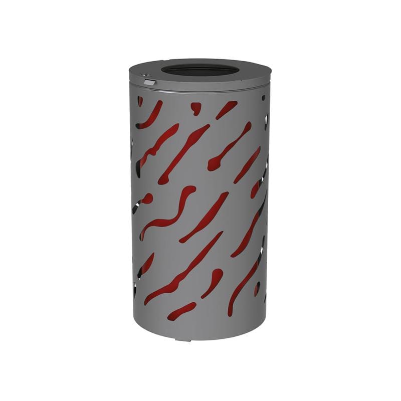 Cityscape Direct Venice Litter Bin Procity Grey / Galvanised and Painted Bucket (to match frame)