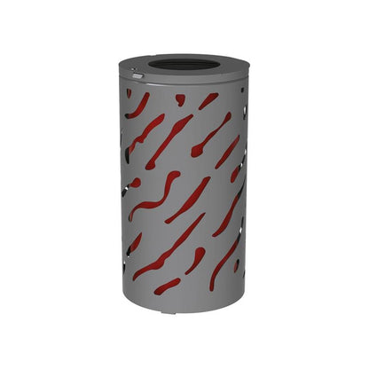 Cityscape Direct Venice Litter Bin Procity Grey / Galvanised and Painted Bucket (to match frame)