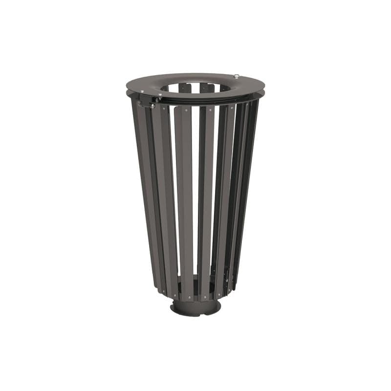 Cityscape Direct Lofoten Litter Bin (Steel) Procity Grey / No Bucket