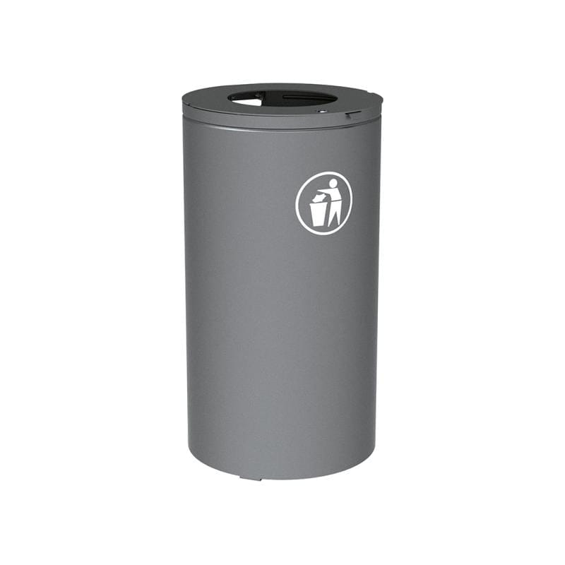 Cityscape Direct Olbia Litter Bin Procity Grey / No Bucket
