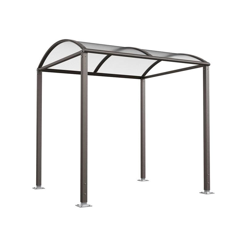 Cityscape Direct Barrel Roof Bicycle Shelter Procity Grey / Single Unit (No Cladding)