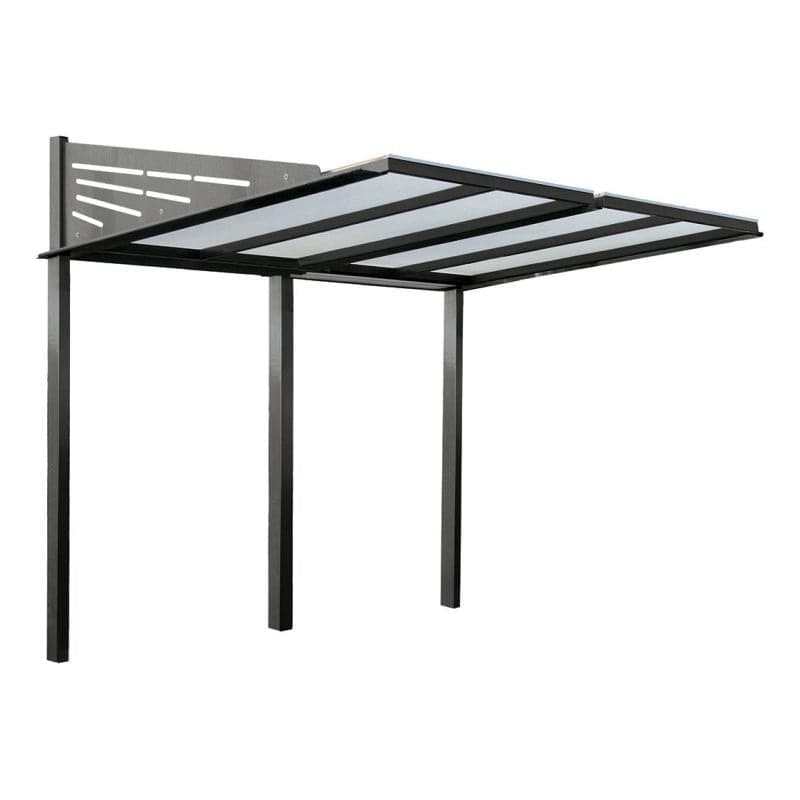 Cityscape Direct Conviviale Bicycle Shelter Procity Grey / Single Unit (No Cladding)