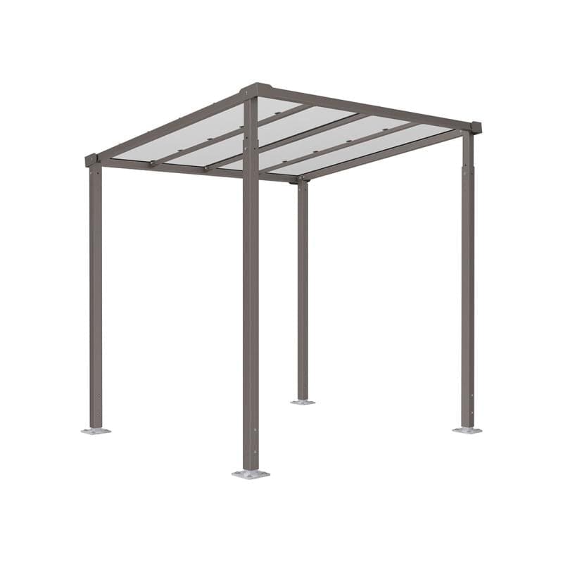 Cityscape Direct Milan Bicycle Shelter Procity Grey / Single Unit (No Cladding)