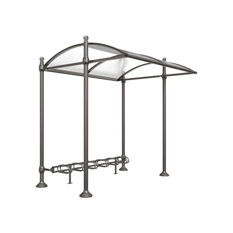 Cityscape Direct Province Bicycle Shelter Procity Grey / Sphere / No Cladding