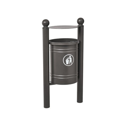 Cityscape Direct Province Litter Bin Procity Grey / Sphere