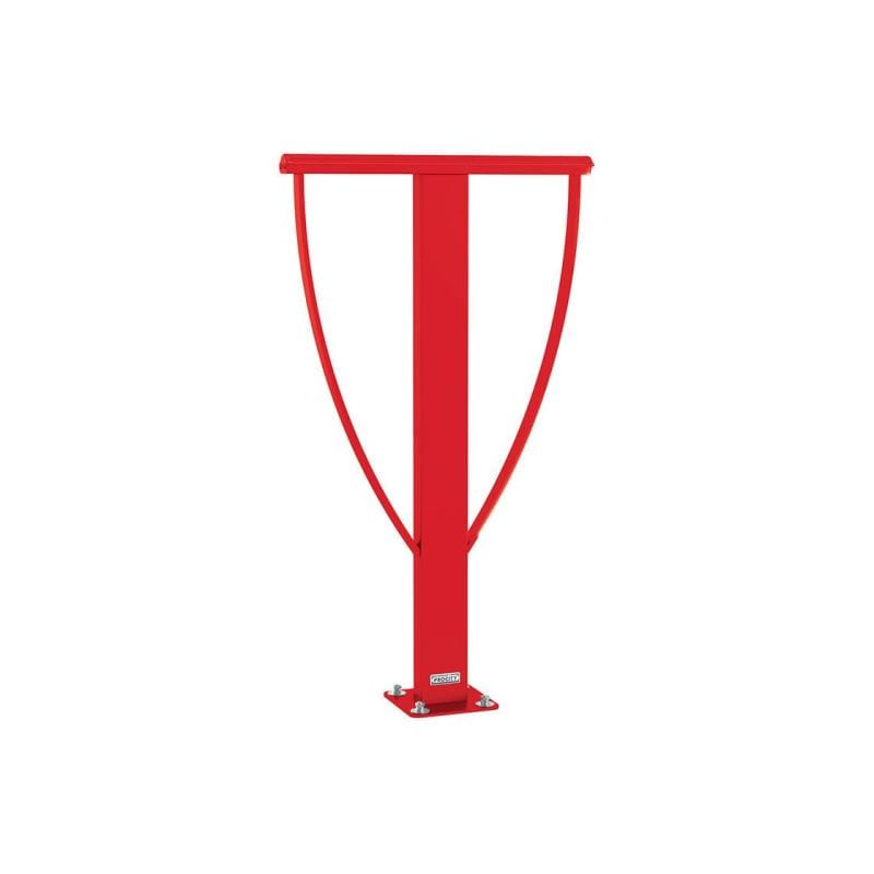 Cityscape Direct Lisbon Bicycle Stand Red (RAL 3020) / Base Plates