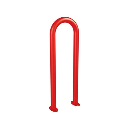 Cityscape Direct Trombone Bicycle Stand Red (RAL 3020) / Base Plates