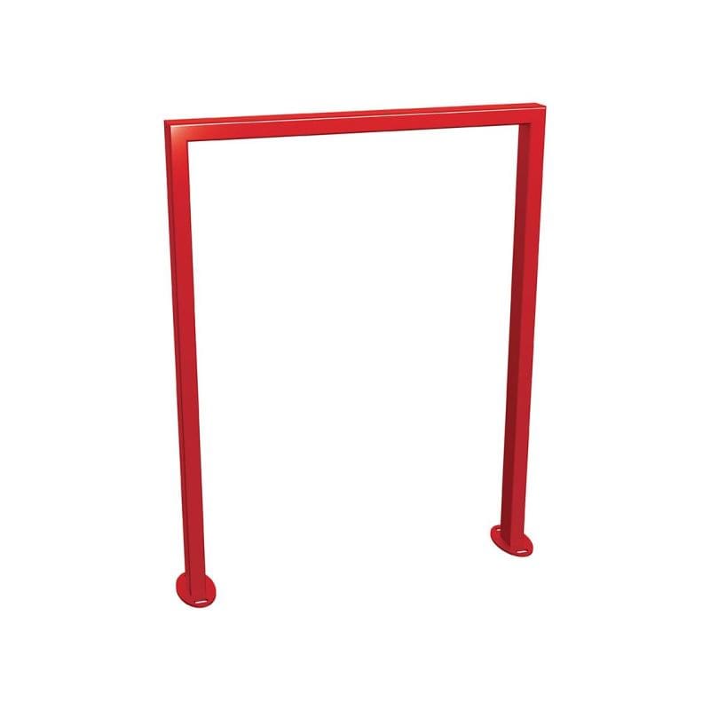 Cityscape Direct Milan Bicycle Stand Red (RAL 3020) / Classic / Base Plates