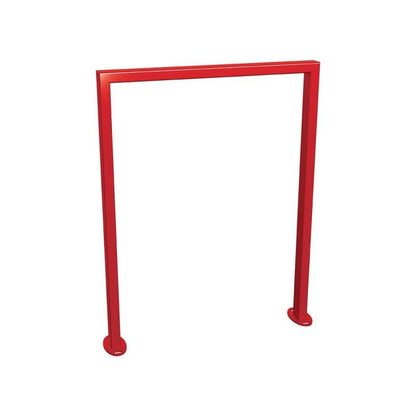 Cityscape Direct Milan Bicycle Stand Red (RAL 3020) / Classic / Base Plates