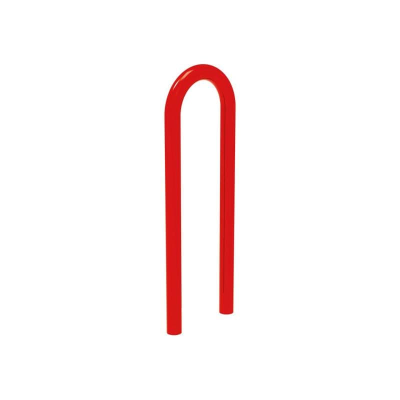 Cityscape Direct Trombone Bicycle Stand Red (RAL 3020) / Concrete