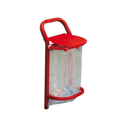 Cityscape Direct Conviviale Security Litter Bin Red (RAL 3020)