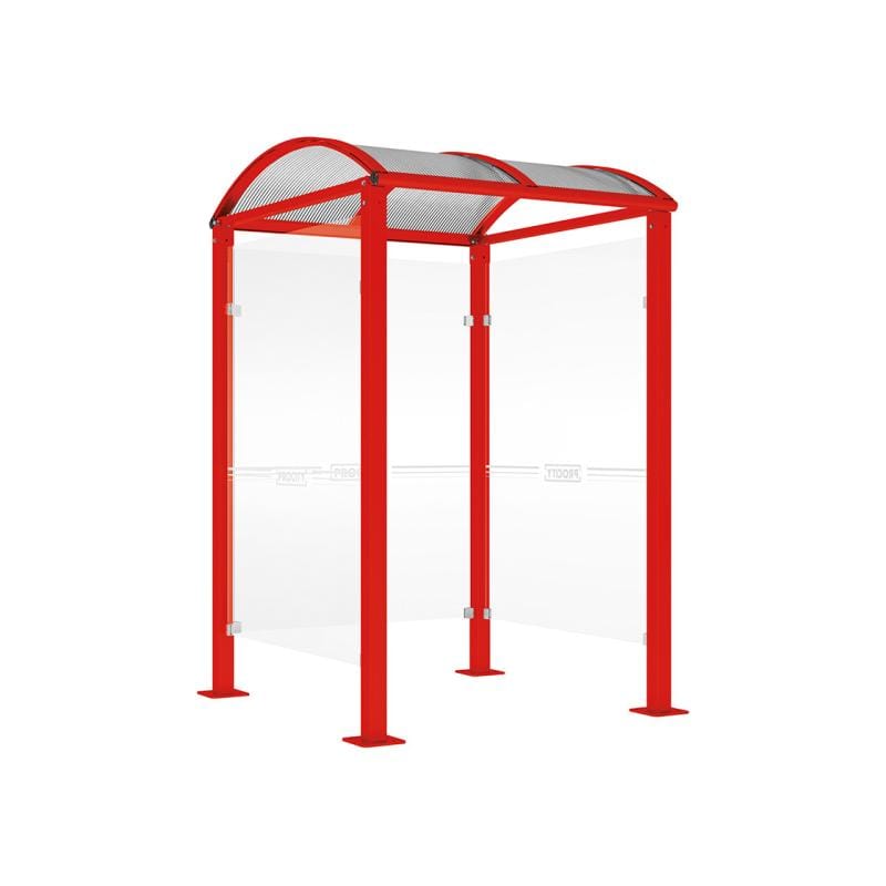 Cityscape Direct Voute Cash/Ticket Machine Shelter Red (RAL 3020)
