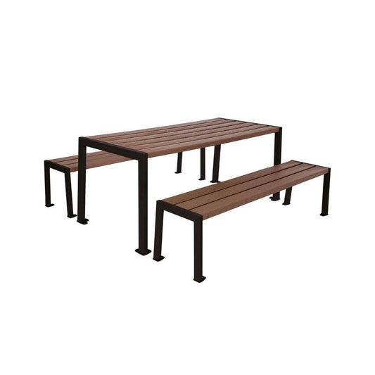 Cityscape Direct Silaos Picnic Table (Steel and Recycled Plastic)