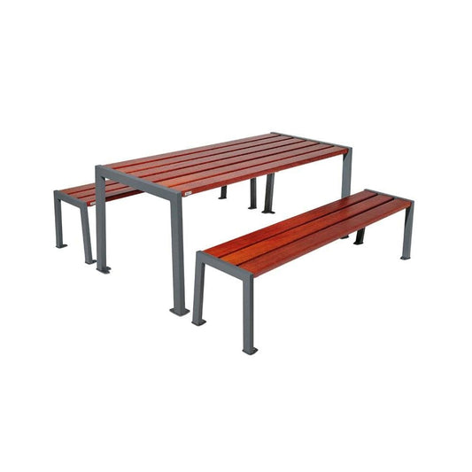 Cityscape Direct Silaos Picnic Table (Steel and Wood)
